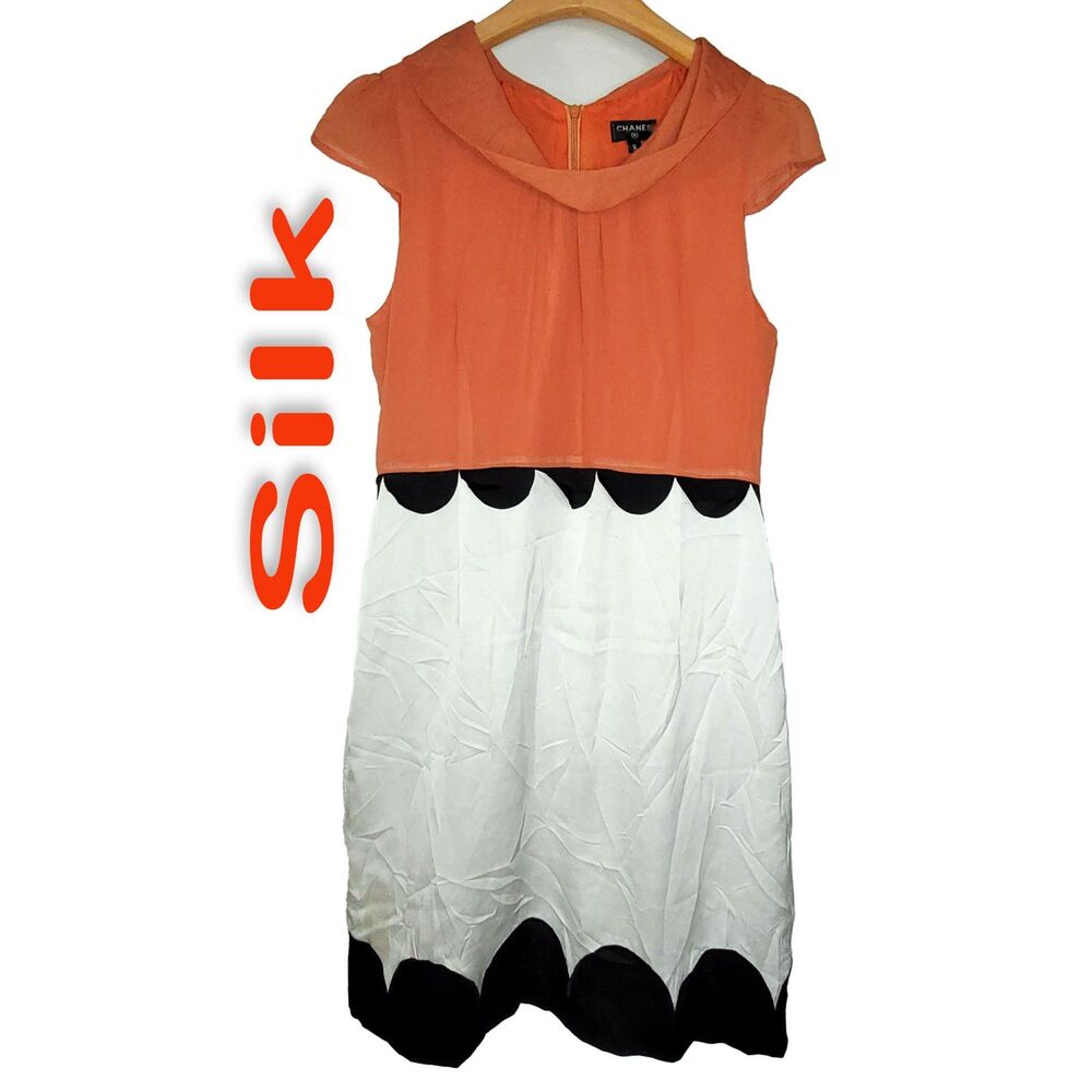 Women's Silk Size S Short Sleeve Shirt Dress SDK375